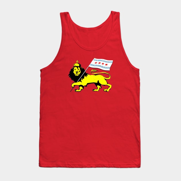 Drum and Bass Chicago Lion Tank Top by PP_mcpants